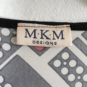 MKM Designs Vtg Y2K 2000s Babydoll Top Womens Small‎ Asymmetrical Polka Dot Fairycore thumbnail 3