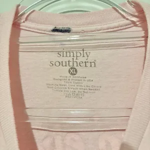 Simply Southern disco Rollerblades Skate‎ find the beauty T-Shirt pink XL thumbnail 5