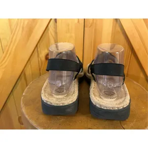 Earth Spirit Sz 7 Woman’s Leather Sandals Gelron 2000 Slingback Beaded Willow thumbnail 4