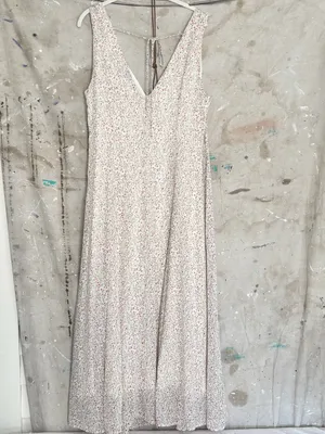 Lulus Your Only Darling Ivory Floral Print Sleeveless Midi Dress thumbnail 7