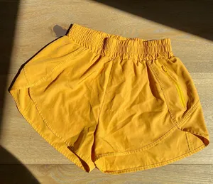 Mustard Yellow Workout Shorts Size M thumbnail 1