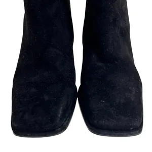 Sam Edelman Irie Black Suede Square Toe Heeled Bootie thumbnail 4
