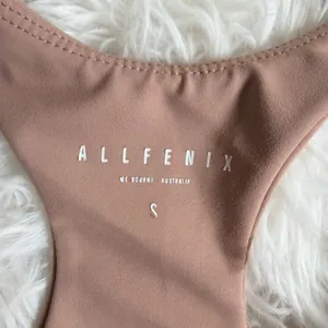 All Fenix Ivy Beige Taupe Multi Color Block High Impact Sports Bra Size S thumbnail 2