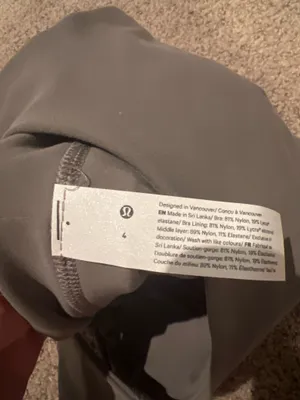 NWT Lululemon Align Bra *C/D Cup in Grey Sage thumbnail 4