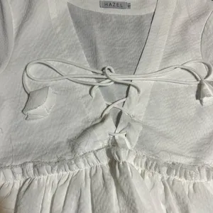 Hazel White Mini Rush Preference Dress Size Small thumbnail 5