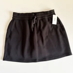 Spanx Womens AirEssentials Black Athleisure Sporty Mini Tennis Skort Size L thumbnail 2