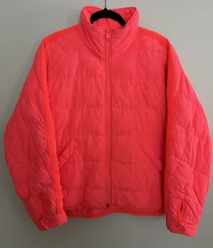 Free People Movement Pippa Packable Puffer Jacket Coral Women's Size Medium‎ thumbnail 1