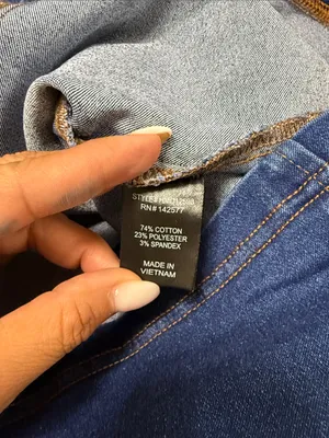 Navy Blue Denim Mini Dress with Front Zip thumbnail 14