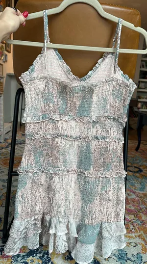 Karlie Chiffon Cami Smock Dress thumbnail 2