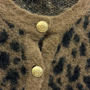 J. Crew Leopard Print Alpaca Wool Blend Cardigan Sweater Top CE695 Brown XS thumbnail 5