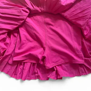 Fabletics Hot Shot Pleated Dress Women Small Hot Pink Tennis Athletic Skort thumbnail 6