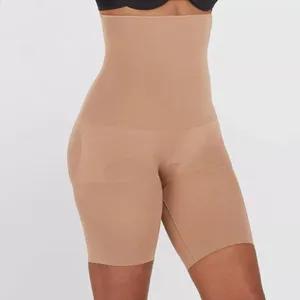 Spanx Assets Shaping Shorts Size Medium Light Beige Hi Waisted Compression thumbnail 8