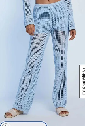 LA Hearts blue Crochet Pants thumbnail 6