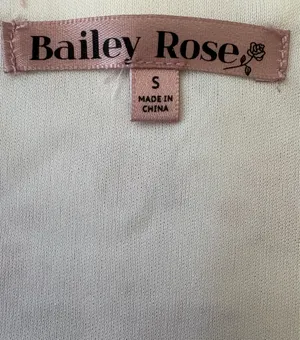 Bailey Rose Floral Mesh Top White thumbnail 3