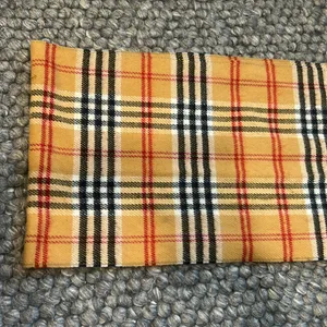 Non Signe Burberry Plaid Printed Scarf Made in France thumbnail 7