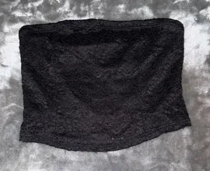 Cute mesh tube top Black Size XS thumbnail 1