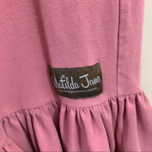 Matilda Jane Shaved Ice Big Ruffles Mauve Cropped Pants thumbnail 4
