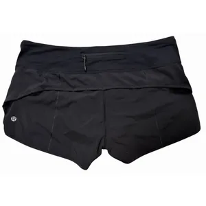 Lululemon Speed Up Short *4-way Stretch 2.5" Black Women's Size 8 thumbnail 2