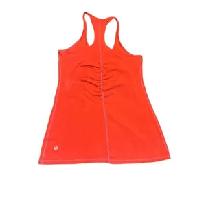 Lululemon Racerback Tank Top Coral Red Size S-fair condition thumbnail 3