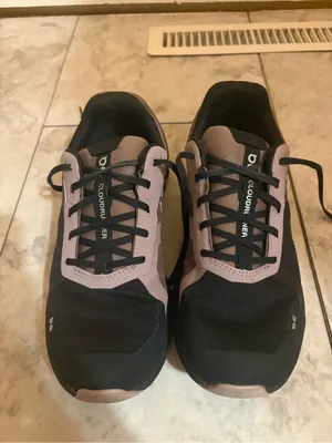 Oncloud On Running Cloudrunner black & dark purple running shoes thumbnail 2