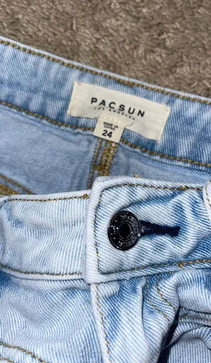 PacSun Light Washed Jean Skirt thumbnail 2