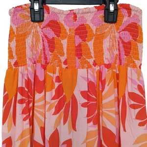 Anthropologie Abel the Label Rumi Strapless Smocked Floral Dress/Skirt SMALL NEW thumbnail 5