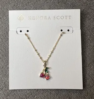 Kendra Scott Cherry Necklace NEW thumbnail 1