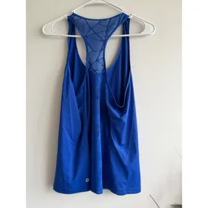 Lululemon Blue Racerback Mesh Back Athletic Tank Top‎ Womens Size 6 thumbnail 3