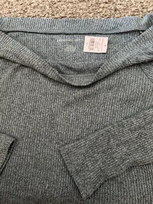 American Eagle Outfitters Ribbed Off-Shoulder Top thumbnail 2