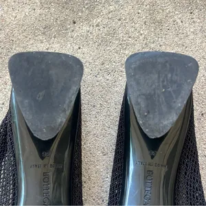 Bottega Veneta ATOMIC Net Heel Pump EUC 36 thumbnail 6