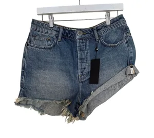 NWT One Teaspoon Sz26 Vintage Fit Bandits Cut Off Mid Rise Low Waist Jean Shorts thumbnail 1