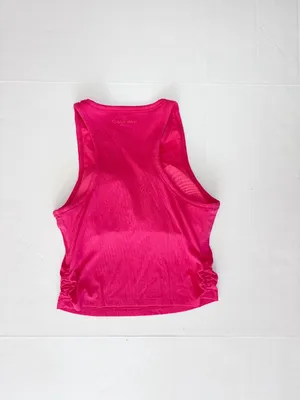 Outdoor Voices Ribbed Built-In Shelf Bra Crop Top - Petunia Pink - Size Large thumbnail 4