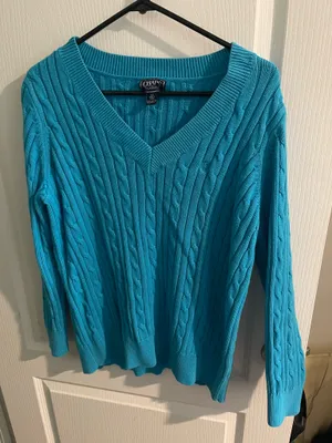 Chaos women’s v neck sweater thumbnail 1