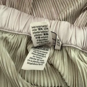 Victoria's Secret Pleated Metallic Pink Wide Leg Pajama Pants Size S Loungewear thumbnail 6