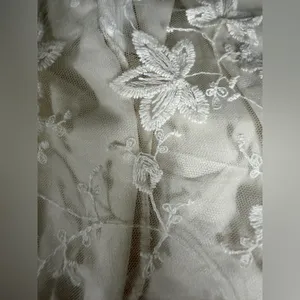 Charlotte Russe Y2K Lace Maxi Skirt Feminine Fairy‎ Coquette White Floral Summer thumbnail 4