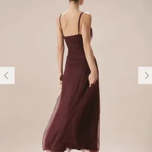 RIHOAS The Wine Red V Neck Mesh Wrap Maxi Dress 04 thumbnail 2