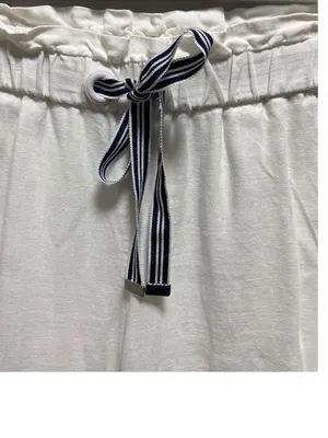 1901 Linen Blend Lined Pants White Size M Beach Coastal Minimalist Vacation Cute thumbnail 10