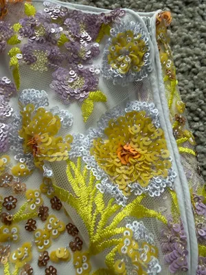 VICI Floral Sequin Skirt thumbnail 5