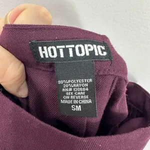 Hot Topic Purple Pleated Mini Skirt Small Alt‎ Prep Preppy Grunge Coquette Goth thumbnail 2
