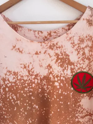 Distressed bleached khaki & cream off thumbnail 2