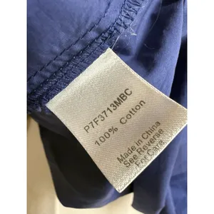 Parker Shirt‎ Off-Shoulder Top Multicolor Smocking XS ($265 Retail!) Navy Blue thumbnail 6