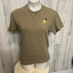 Pineapple Tshirt Green Size M thumbnail 5