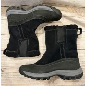 Timberland Women's Canard pull-on boots in black suede Size 9 thumbnail 1