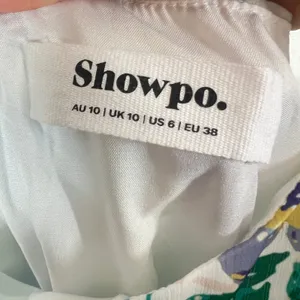 Showpo Floral‎ One Shoulder Midi Dress Sz 10 Wedding Guest Party Brunch thumbnail 4