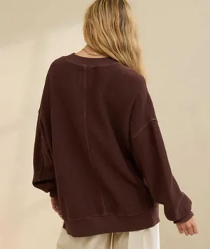 Aerie Big Chill Crew Sweatshirt thumbnail 3