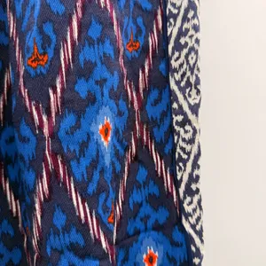 Anthropologie Value Blue Aztec Printed Wide Leg Pull On Pants‎ Sz M thumbnail 11
