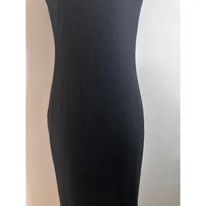 Marine Layer Lexi Rib Sun-In Dress Black Ribbed Midi XS Sleeveless Racerback‎ thumbnail 6