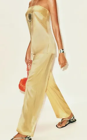 NWT Reformation Alleia Satin Top thumbnail 1