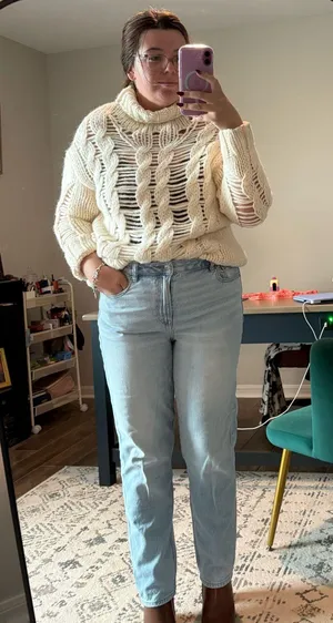ZARA Crochet Sweater thumbnail 3