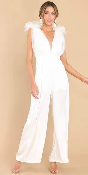 Red Dress Boutique White Jumpsuit thumbnail 1